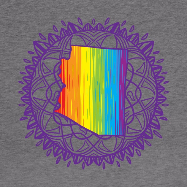 Arizona Mandala Pride by Manfish Inc.